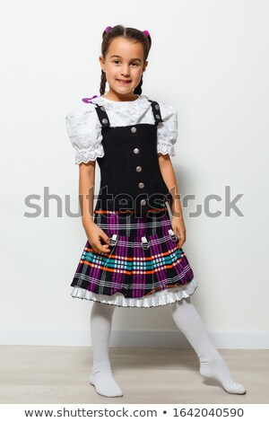 Сток-фото: Little Girl In Traditional Costume