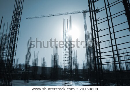 Construction With Enforced Concrete Steel Stock foto © Pixachi