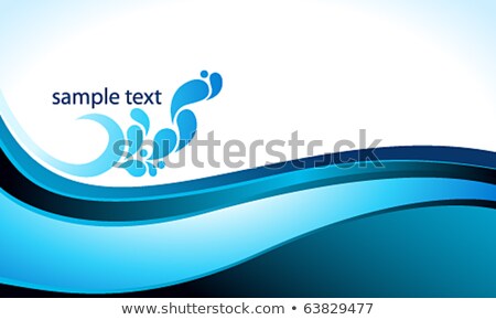 Elegant Aqua Business Background Stockfoto © glyph