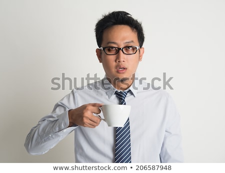 Businessman Looking Tired And Bored Foto d'archivio © szefei