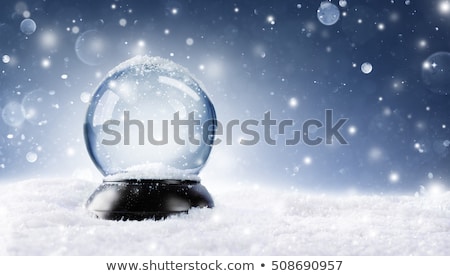 Stok fotoğraf: Christmas Snow Globe