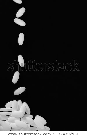 Сток-фото: Pile Of White Tablets