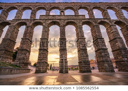 Old Aqueduct In Spain Stock fotó © LucVi