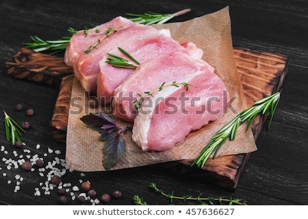 Stock fotó: Raw Boneless Pork Loin