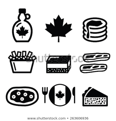 Food Canada Bannock Illustration Stock fotó © RedKoala