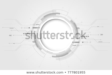 Stockfoto: Abstract Technology Round Vector Background