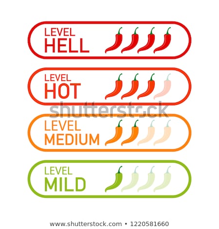 Stock photo: Hot Pepper Icon Chili Spice Symbol Jalapeno Red Symbol Stock Vector Illustration Isolated On Whit