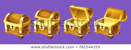 Treasure Chest Isometric Icon Vector Illustration Zdjęcia stock © curiosity