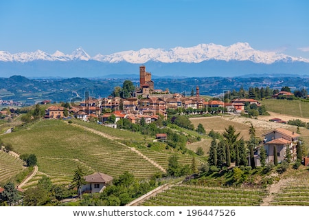 Stockfoto: Hills And Mountains Piedmont Italy
