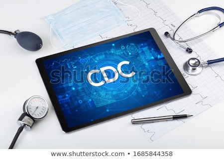 Stockfoto: Close Up Of A Touchscreen With Abbreviation