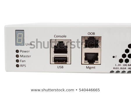 Gigabit Ethernet Switch With Sfp Slot Zdjęcia stock © Artush