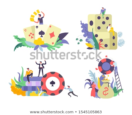 Stock photo: Player Table Betting And Gambling Icon Vector Illustration
