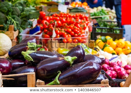 Stock foto: Fresh Fruits Offered At The Outdoor Market