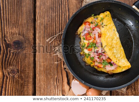 Stock photo: Ham And Cheese Omelette