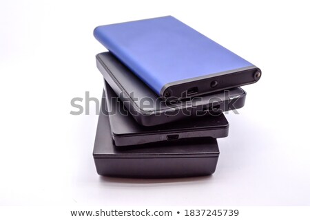 Сток-фото: Two Mobile Hard Disks