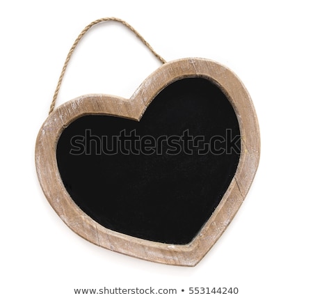 Stock photo: Old Frame With Hearts For Congratulation To Holiday