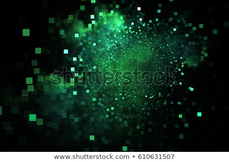 Foto stock: Abstract Green Glossy Background