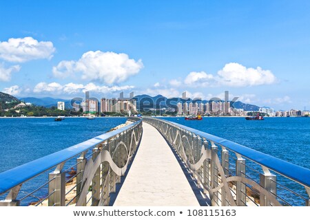 Stockfoto: Sunset Along The Coast In Hong Kong At Summer