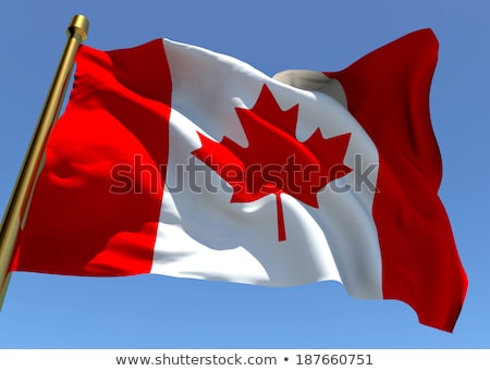 Stock photo: Abstract Canadian Flag