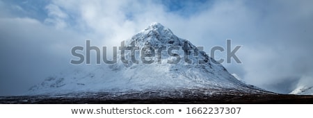 Foto stock: Glencoe Highland Region Scotland Glencoe Or Glen Coe Mountains Panoramic View Scottish Higlands