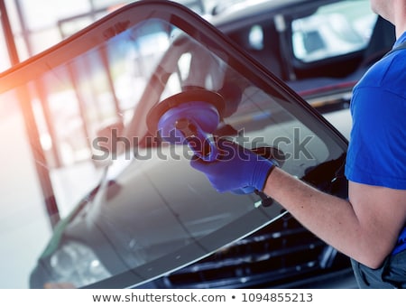 Stock photo: Broken Windscreen