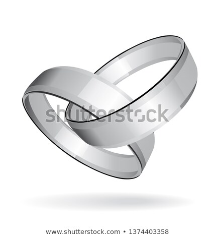 Two Lgbt Rings On White Background Isolated 3d Illustration Foto stock © Albachiaraa