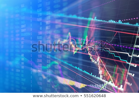 Stockfoto: Financial Crisis Dollar Diagram