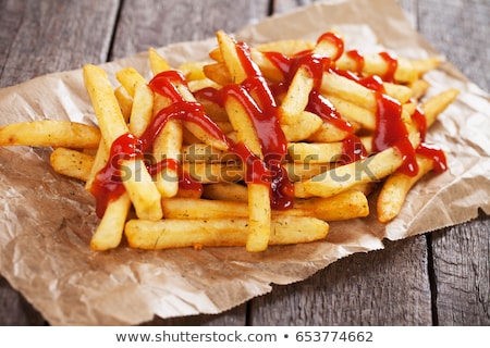 Zdjęcia stock: Fries And Ketchup