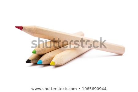 Stok fotoğraf: Color Pencils Isolated On White Background