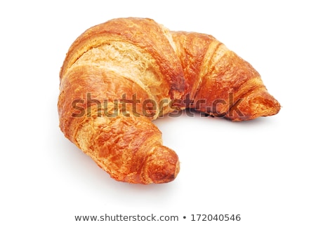 Foto stock: Croissant Isolated On White Background