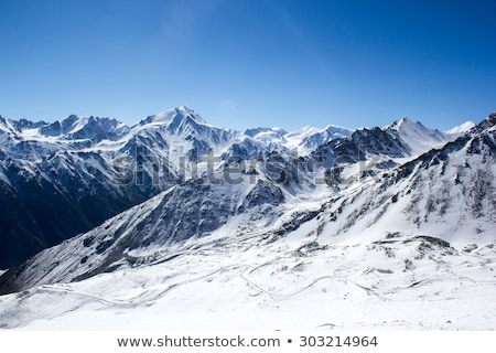 Stok fotoğraf: Fresh Snow In The Mountains