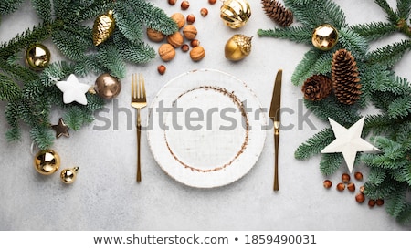 Stockfoto: Beige Breakfast Plate