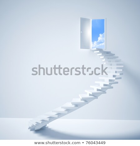 Stockfoto: Three Ladders Concept Success
