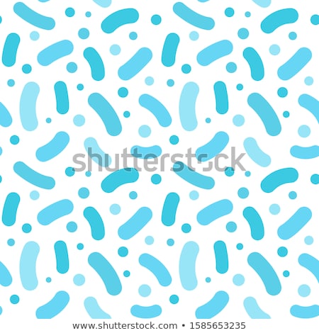 ストックフォト: Seamless Pattern With Probiotics Bifidobacterium Lactobacillus Streptococcus Thermophilus Lactoc