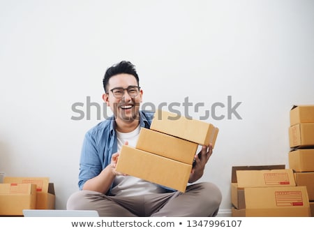 Stock fotó: Asian Man Entrepreneur Startup Small Business Entrepreneur Sme F