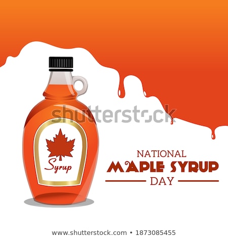 Foto stock: Maple Syrup Poster