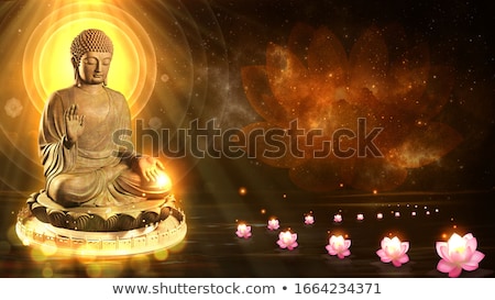 [[stock_photo]]: Golden Buddha - 3d Render