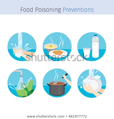 Stock fotó: Bacteria And Germs On Vegetables