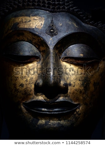 Foto stock: Black Buddha