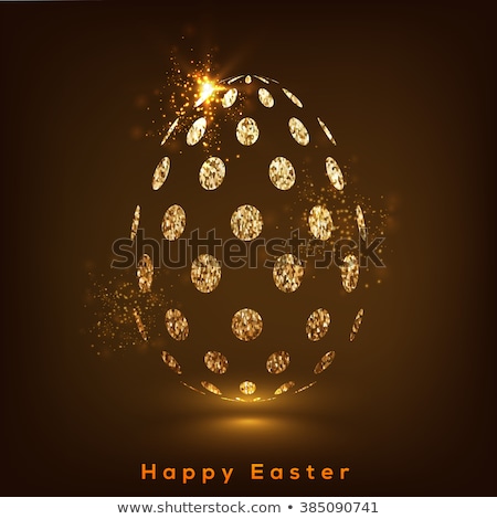 [[stock_photo]]: Stylish Happy Easter Festival Greeting Background Design