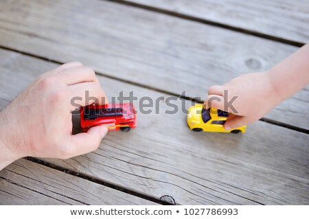 [[stock_photo]]: Two Toy Fire Machines
