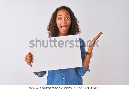 Foto d'archivio: Woman Holding Winning Cards