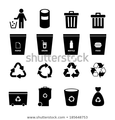 Stockfoto: Office Building Recycling Symbol