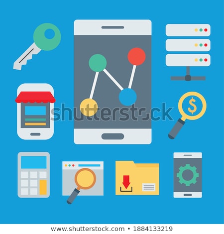 Stock photo: Seo Internet Sign Vector Icon Design Set 8