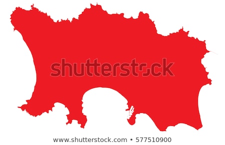Stock photo: Map Of Jersey