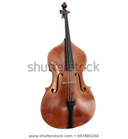 Foto stock: White Double Bass