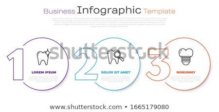 Stock fotó: Dental Clinic Infographics