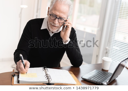 Foto stock: Businessman Making Appointment