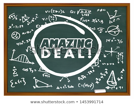 We Offer Great Savings Chalk Illustration Stock photo © iQoncept