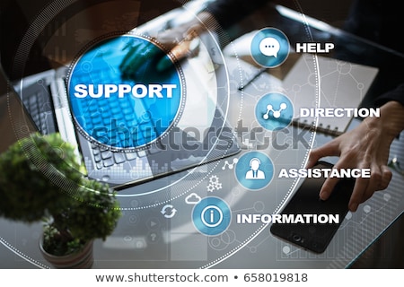 Stock photo: Help Word Concept Technically